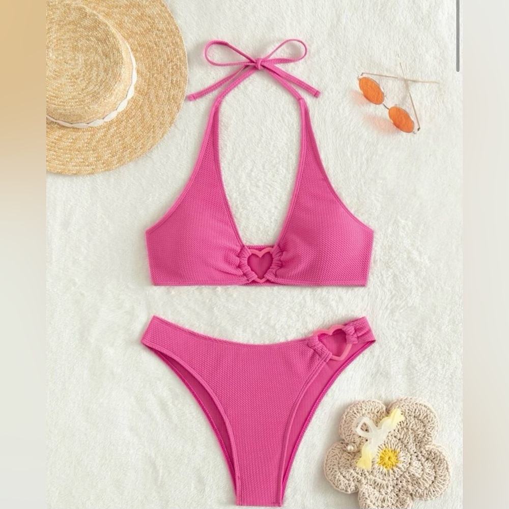 Pink swimsuit